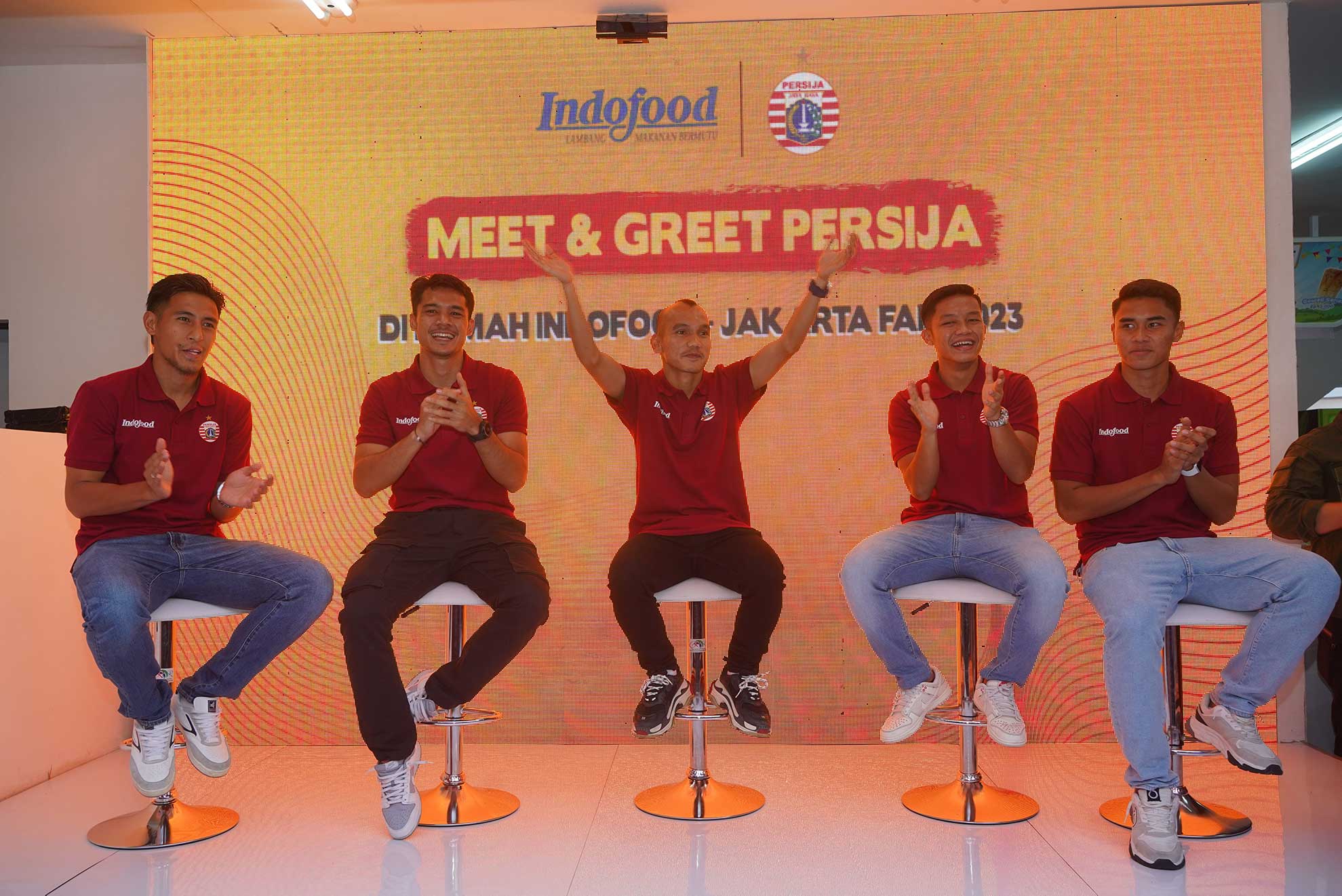 banner Meet & Greet Persija at Jakarta Fair